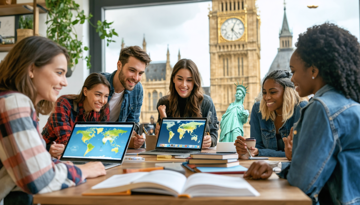 découvrez comment l'immersion linguistique facilite l'apprentissage de l'anglais ou de l'espagnol à l'âge adulte, en renforçant la compréhension et la pratique au quotidien.