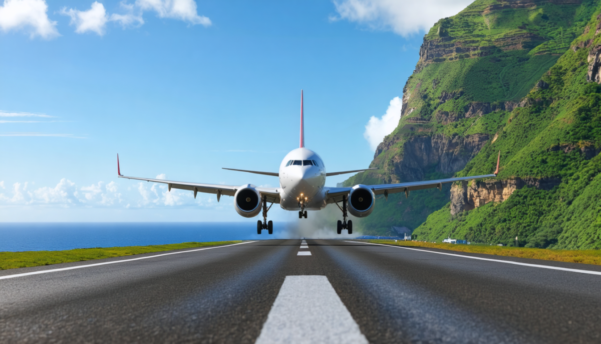 découvrez l'adrénaline unique de l'atterrissage à madère, sur l'une des pistes les plus courtes et impressionnantes au monde. vivez une expérience de vol mémorable au cœur de paysages à couper le souffle.